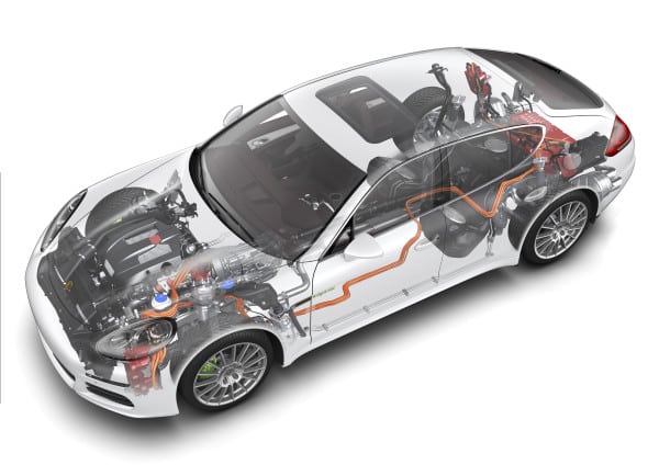 2014 Porsche Panamera S E-Hybrid Drivetrain _1_
