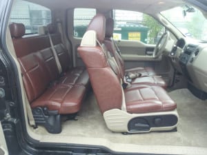 The new interior with King Ranch styled leather.