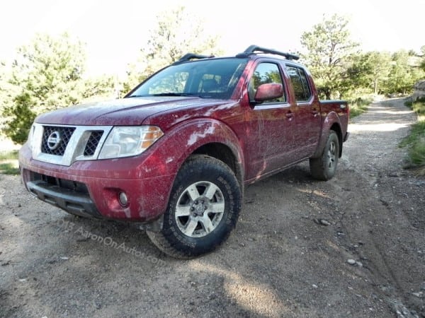 2013 Nissan Frontier Pro4X muddy left front