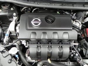 2013 Nissan Sentra SL - engine compartment engine focus 800pxAOA