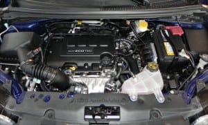 2014 Chevrolet Sonic 5DR LT engine AOA800px