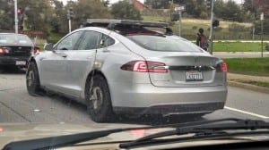 Tesla Motors Model S car security system