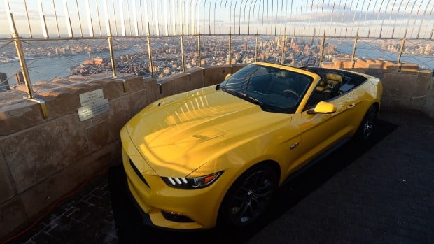 US-AUTO-FORD MUSTANG-50TH ANNIVERSARY