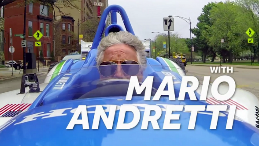 Honda win a ride with mario andretti