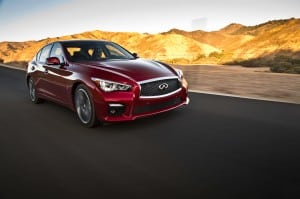 Cadillac XTS Vsport vs Infiniti Q50 vs Lexus IS350 F-Sport on the track